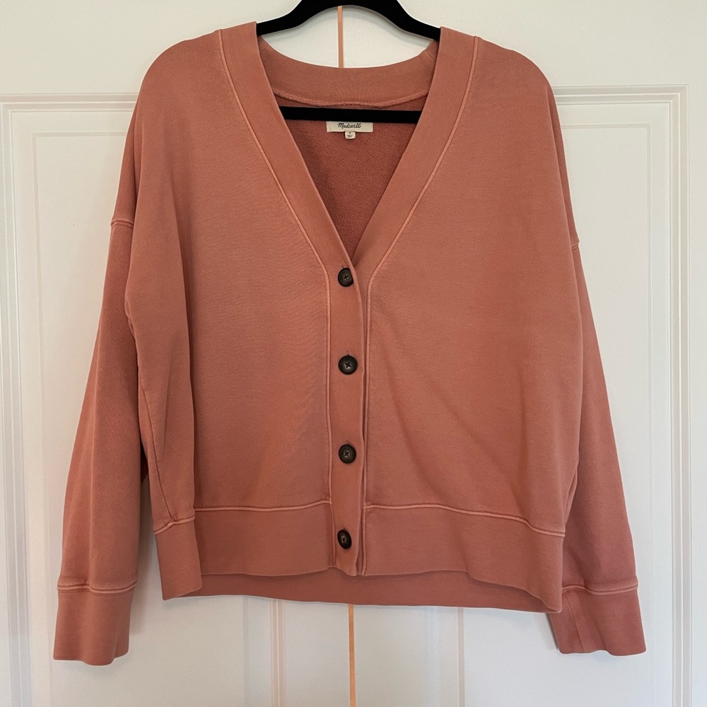 Madewell Corton Cardigan Sweatshirt